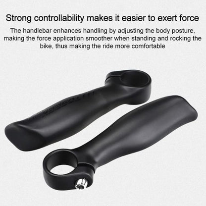 TOSEEK 1Pair Carbon Fiber Mountain Bike Rest Horn Handlebar(Bright Cursor) - Bicycle Grips by TOSEEK | Online Shopping UK | buy2fix