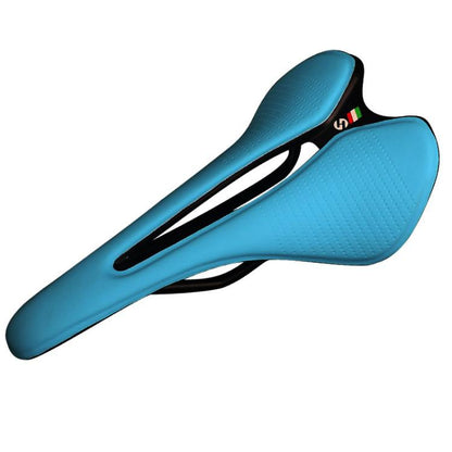 TOSEEK TS50 Road Mountain Bike Racing Saddle(Blue) - Bicycle Saddle by TOSEEK | Online Shopping UK | buy2fix