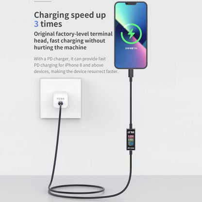 18 Kinds AV-Line Pro 1.2m Intelligent Detection Charging Data Cable, Interface:Type-C to  8 Pin - Test Tools by buy2fix | Online Shopping UK | buy2fix