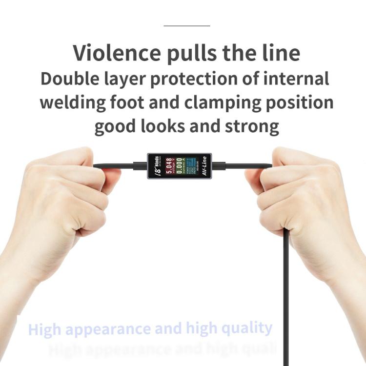 18 Kinds AV-Line Pro 1.2m Intelligent Detection Charging Data Cable, Interface:Type-C to  8 Pin - Test Tools by buy2fix | Online Shopping UK | buy2fix