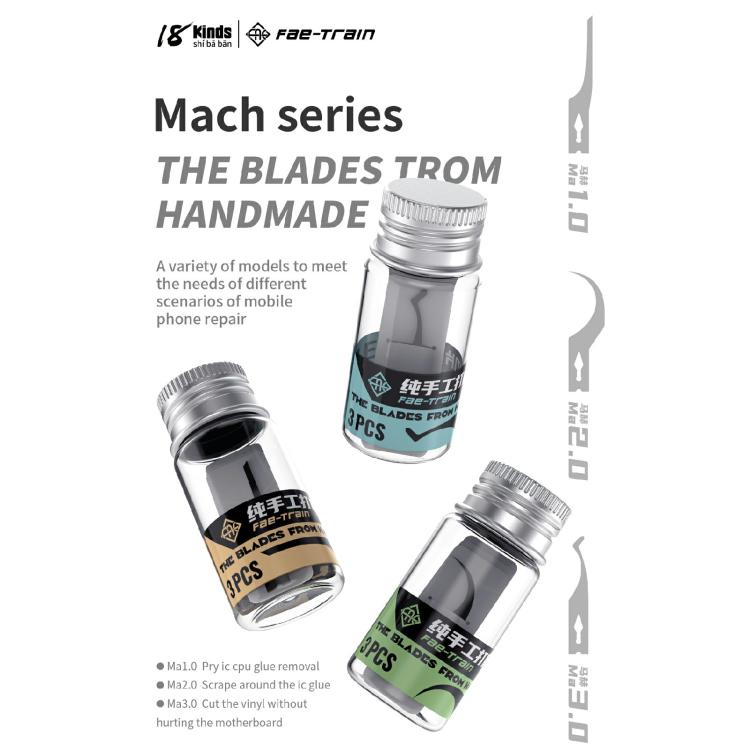 18 Kinds 5 in 1 High Toughness Soft Handmade Polishing Blade, Model:Ma1.0 - Polishing Repair by buy2fix | Online Shopping UK | buy2fix