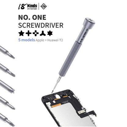 18 Kinds Precision Magnetic Super Hard Screwdriver, Model:A Pentalobe - Screwdriver by buy2fix | Online Shopping UK | buy2fix
