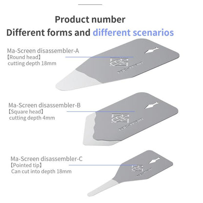 18 Kinds Mach Screen Dismantling Chip, Model:Ma-C - Crowbar by buy2fix | Online Shopping UK | buy2fix