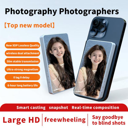 K15 Mobile Phone MagSafe Magnetic Rear Selfie Projector(White) - Others Accessories by buy2fix | Online Shopping UK | buy2fix