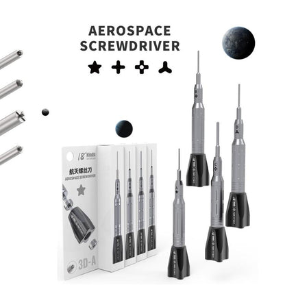 18 Kinds Aerospace 3D Anti-Slip Magnetic Screwdriver, Model:D Tri-Wing - Screwdriver by buy2fix | Online Shopping UK | buy2fix