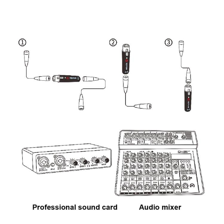 TEYUN Q-2 Dynamic Microphone Preamplifier - Live Sound Effects Processors by TEYUN | Online Shopping UK | buy2fix