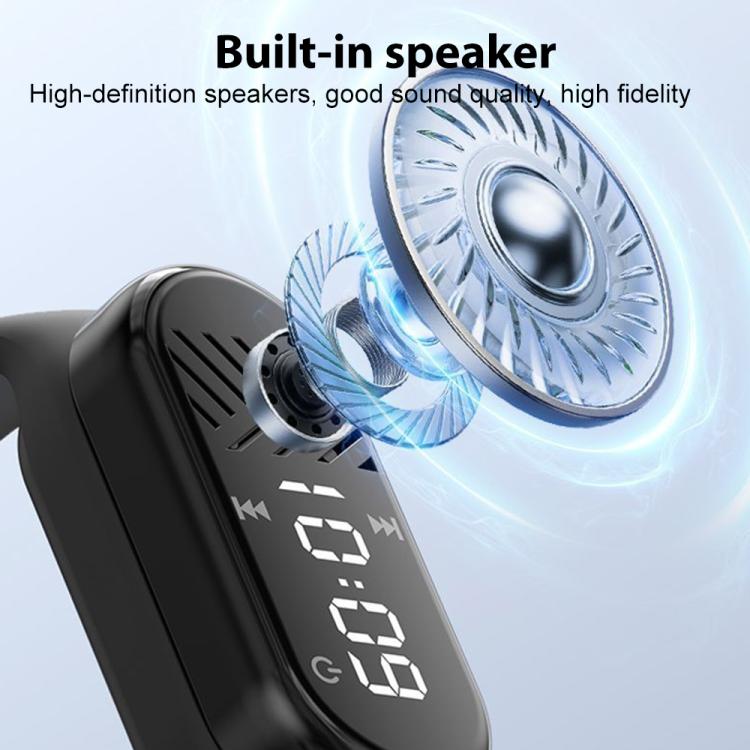 BT5.3 Sports MP3 Watch Supports Micro SD Card, ROM:8GB(Black) - MP3 Player by buy2fix | Online Shopping UK | buy2fix