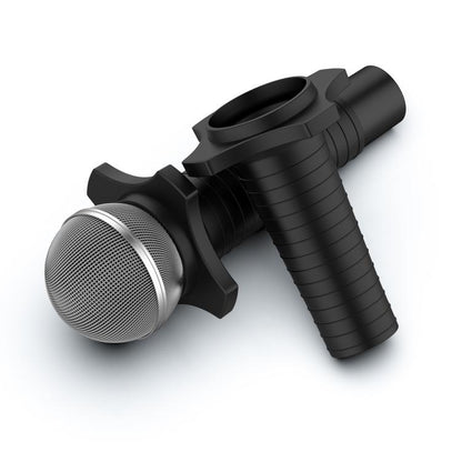 For Shure SM58 Without Switch Microphone Silicone Protective Cover(Black) - Microphone by buy2fix | Online Shopping UK | buy2fix