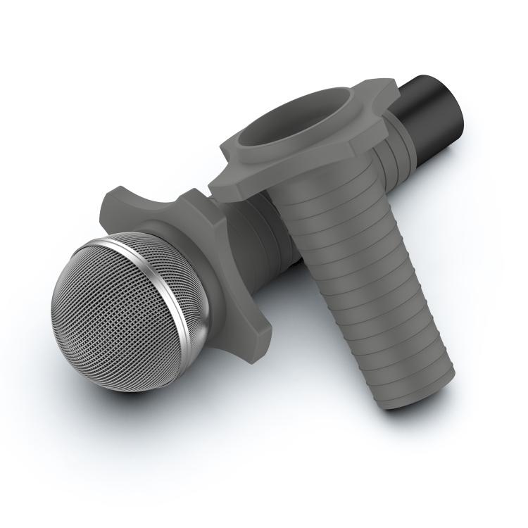 For Shure SM58 Without Switch Microphone Silicone Protective Cover(Dark Grey) - Microphone by buy2fix | Online Shopping UK | buy2fix