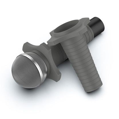 For Shure SM58 Without Switch Microphone Silicone Protective Cover(Dark Grey) - Microphone by buy2fix | Online Shopping UK | buy2fix