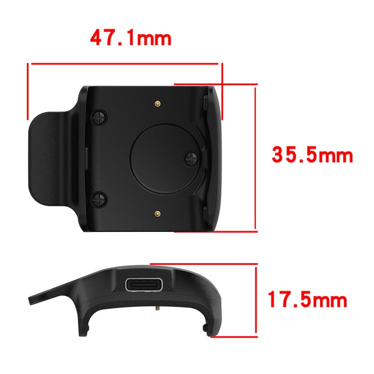 For Garmin Barklimiter Deluxe / Delta Deluxe Portable Dual Ports Pet Dog Bark Collar Tracker Charging Adapter(Black) - Charger by buy2fix | Online Shopping UK | buy2fix