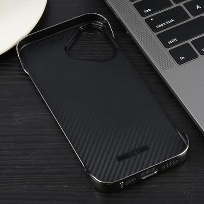 For iPhone 16 Plus Electroplating Frameless Frosted Anti-Glare PC MagSafe Phone Case(Titanium Gray) - iPhone 16 Plus Cases by buy2fix | Online Shopping UK | buy2fix