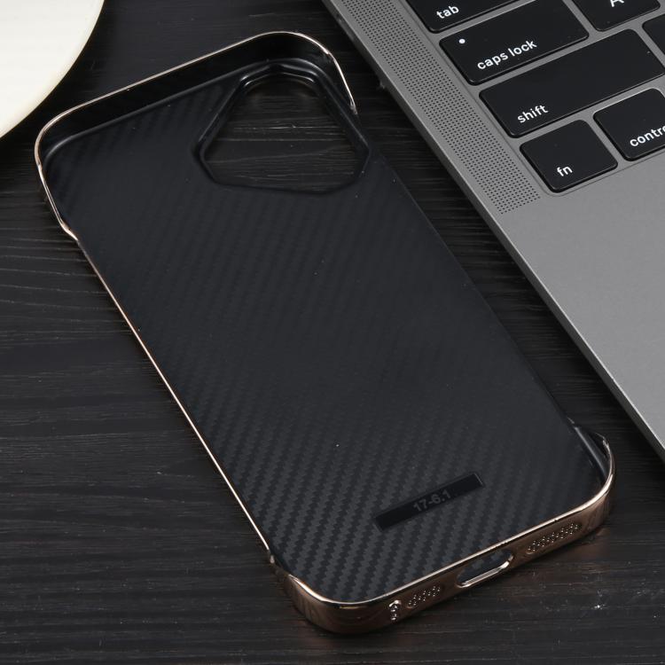 For iPhone 16 Electroplating Frameless Frosted Anti-Glare PC MagSafe Phone Case(Desert Gold) - iPhone 16 Cases by buy2fix | Online Shopping UK | buy2fix