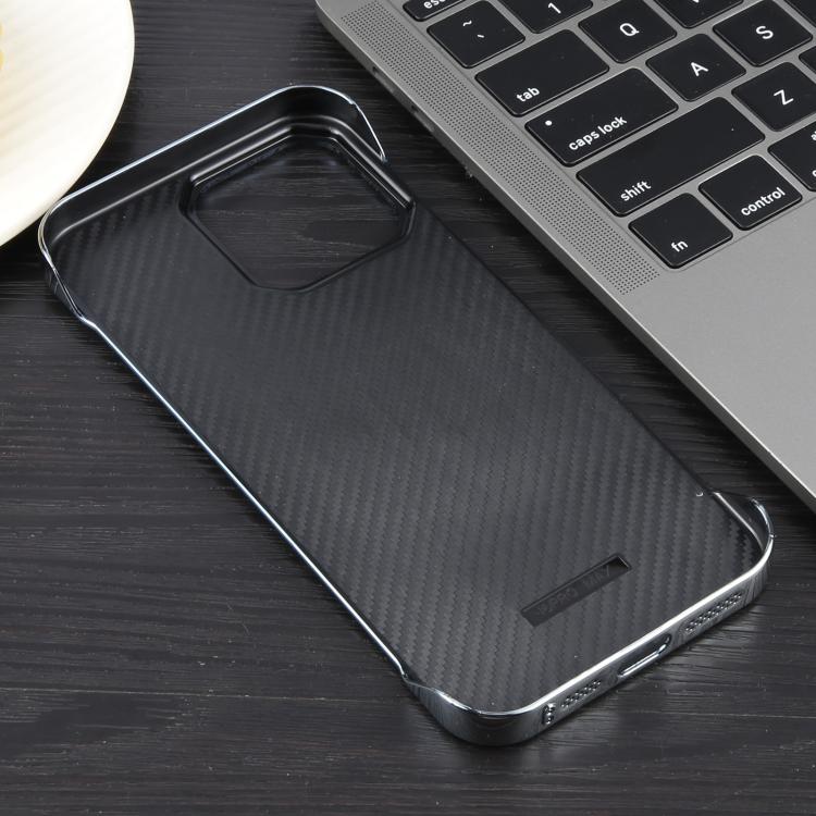 For iPhone 15 Pro Electroplating Frameless Frosted Anti-Glare PC MagSafe Phone Case(Silver White) - iPhone 15 Pro Cases by buy2fix | Online Shopping UK | buy2fix