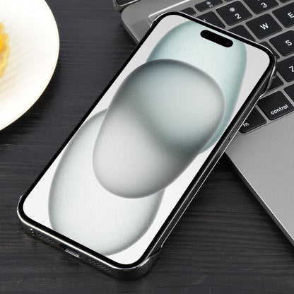 For iPhone 15 Plus / 14 Plus Electroplating Frameless Frosted Anti-Glare PC MagSafe Phone Case(Titanium Gray) - iPhone 15 Plus Cases by buy2fix | Online Shopping UK | buy2fix