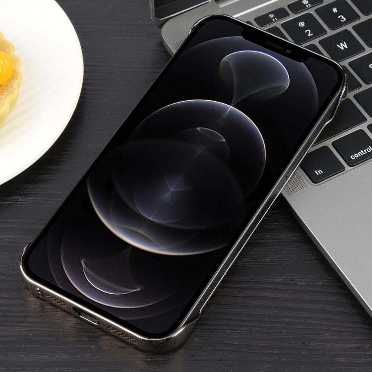 For iPhone 13 Pro Max / 12 Pro Max Electroplating Frameless Frosted Anti-Glare PC MagSafe Phone Case(Desert Gold) - iPhone 13 Pro Max Cases by buy2fix | Online Shopping UK | buy2fix