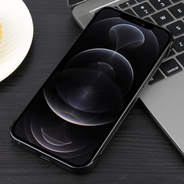 For iPhone 13 Pro Max / 12 Pro Max Electroplating Frameless Frosted Anti-Glare PC MagSafe Phone Case(Black) - iPhone 13 Pro Max Cases by buy2fix | Online Shopping UK | buy2fix