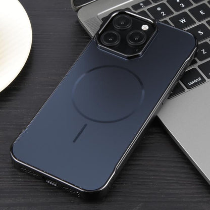 For iPhone 13 Pro Electroplating Frameless Frosted Anti-Glare PC MagSafe Phone Case(Black) - iPhone 13 Pro Cases by buy2fix | Online Shopping UK | buy2fix