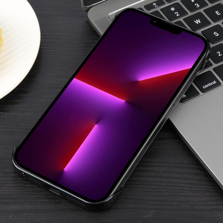 For iPhone 13 Pro Electroplating Frameless Frosted Anti-Glare PC MagSafe Phone Case(Black) - iPhone 13 Pro Cases by buy2fix | Online Shopping UK | buy2fix