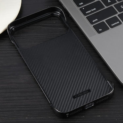 For iPhone 17 Pro Max Electroplating Frameless Frosted Anti-Glare PC MagSafe Phone Case(Black) - iPhone 17 Pro Max Cases by buy2fix | Online Shopping UK | buy2fix