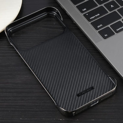For iPhone 17 Pro Max Electroplating Frameless Frosted Anti-Glare PC MagSafe Phone Case(Titanium Gray) - iPhone 17 Pro Max Cases by buy2fix | Online Shopping UK | buy2fix