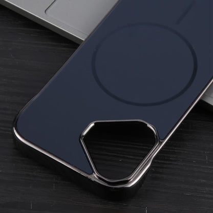 For iPhone 17 Electroplating Frameless Frosted Anti-Glare PC MagSafe Phone Case(Black) - iPhone 17 Cases by buy2fix | Online Shopping UK | buy2fix