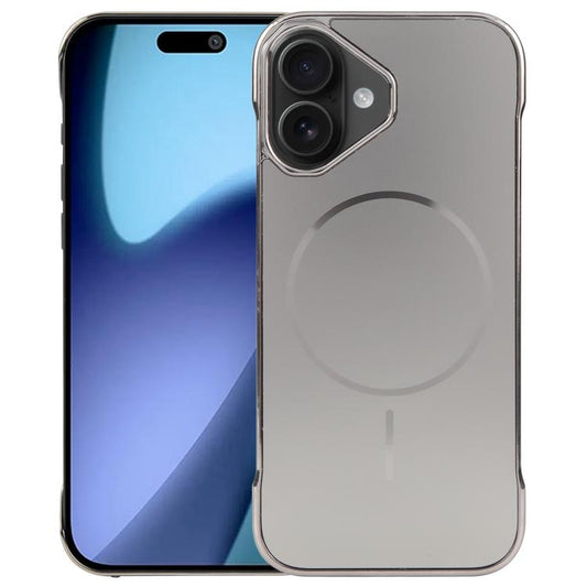 For iPhone 17 Electroplating Frameless Frosted Anti-Glare PC MagSafe Phone Case(Titanium Gray) - iPhone 17 Cases by buy2fix | Online Shopping UK | buy2fix