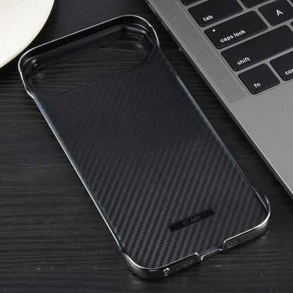 For iPhone Air Electroplating Frameless Frosted Anti-Glare PC MagSafe Phone Case(Silver White) - iPhone Air Cases by buy2fix | Online Shopping UK | buy2fix