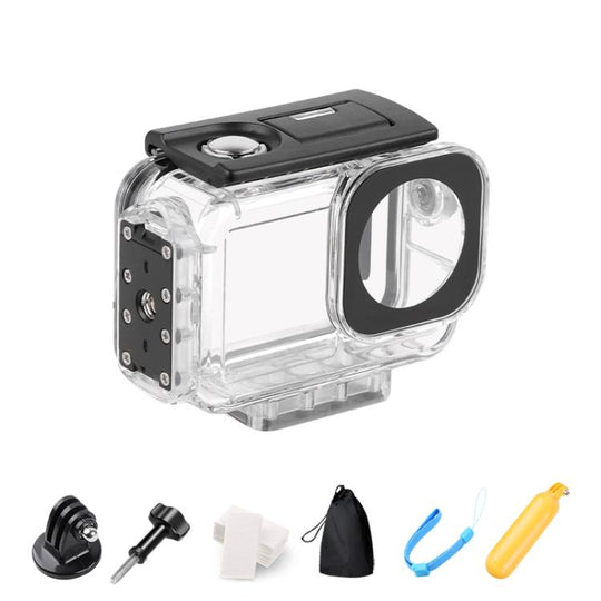 For DJI Osmo Action 5 Pro Magnetic 60m Waterproof Case Diving Case + Gift Kit