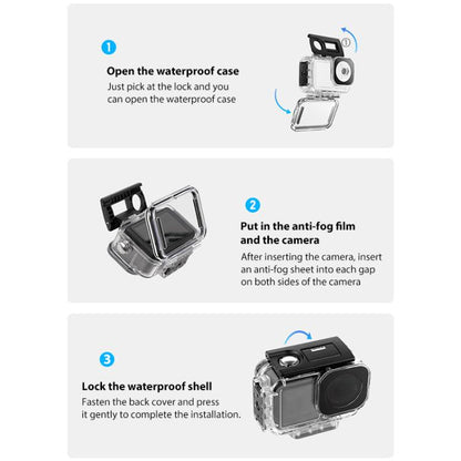 For DJI Osmo Action 5 Pro Magnetic 60m Waterproof Case Diving Case + Gift Kit - Case & Bags by buy2fix | Online Shopping UK | buy2fix