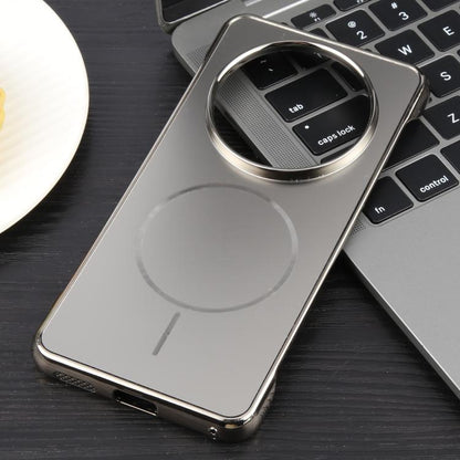 For Huawei Mate 70 Electroplating Frameless Frosted Anti-Glare PC MagSafe Phone Case(Titanium Gray) - Huawei Cases by buy2fix | Online Shopping UK | buy2fix