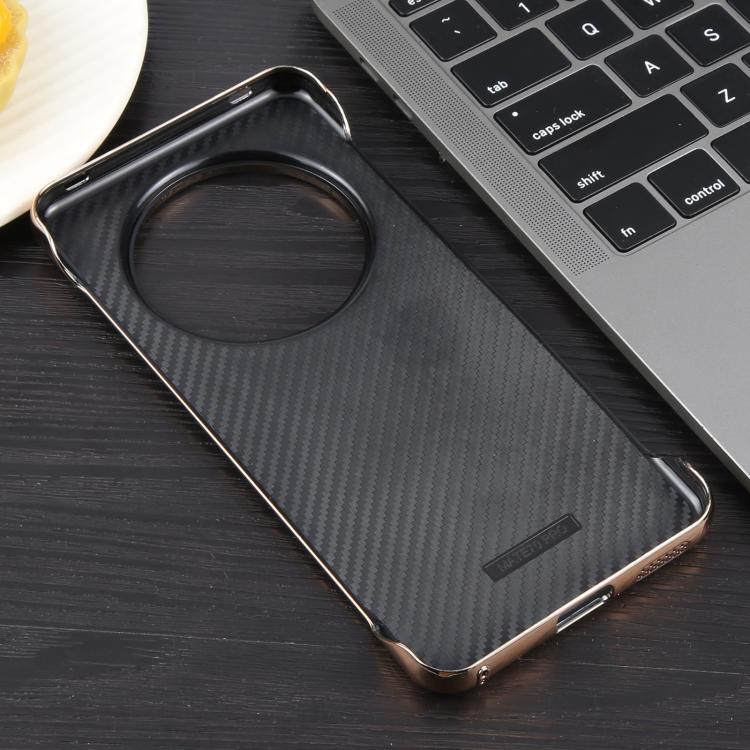For Huawei Mate 70 Pro Electroplating Frameless Frosted Anti-Glare PC MagSafe Phone Case(Desert Gold) - Huawei Cases by buy2fix | Online Shopping UK | buy2fix