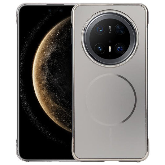 For Huawei Mate 70 Pro Electroplating Frameless Frosted Anti-Glare PC MagSafe Phone Case(Titanium Gray) - Huawei Cases by buy2fix | Online Shopping UK | buy2fix