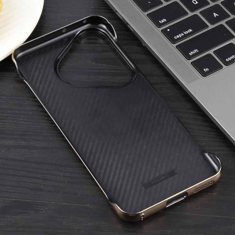 For Huawei Pura 70 Electroplating Frameless Frosted Anti-Glare PC MagSafe Phone Case(Desert Gold) - Huawei Cases by buy2fix | Online Shopping UK | buy2fix