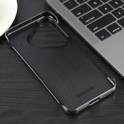 For Huawei Pura 70 Electroplating Frameless Frosted Anti-Glare PC MagSafe Phone Case(Silver White) - Huawei Cases by buy2fix | Online Shopping UK | buy2fix