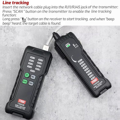 TASI TA502B Multi-function Network Cable Tester - Lan Cable and Tools by TASI | Online Shopping UK | buy2fix