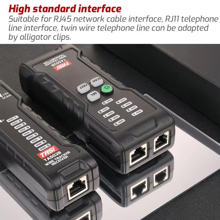 TASI TA502B Multi-function Network Cable Tester - Lan Cable and Tools by TASI | Online Shopping UK | buy2fix