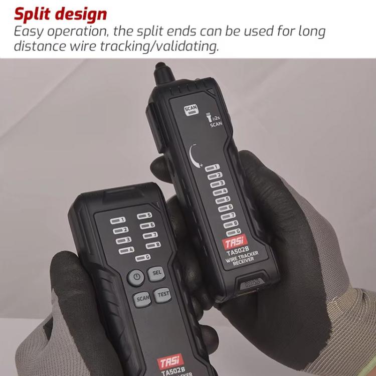 TASI TA502B Multi-function Network Cable Tester - Lan Cable and Tools by TASI | Online Shopping UK | buy2fix