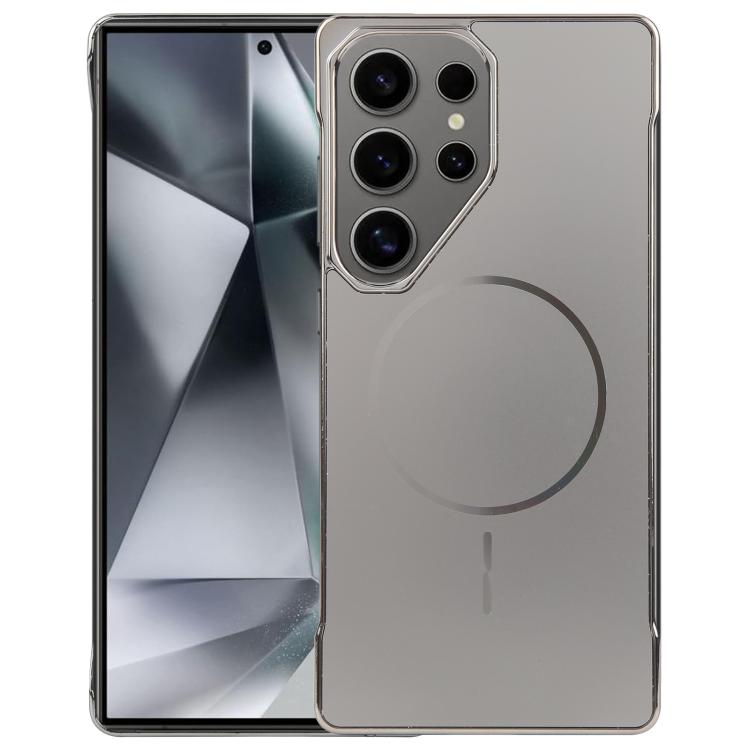 For Samsung Galaxy S24 Ultra 5G Electroplating Frameless Frosted Anti-Glare PC MagSafe Phone Case(Titanium Gray) - Galaxy S24 Ultra 5G Cases by buy2fix | Online Shopping UK | buy2fix