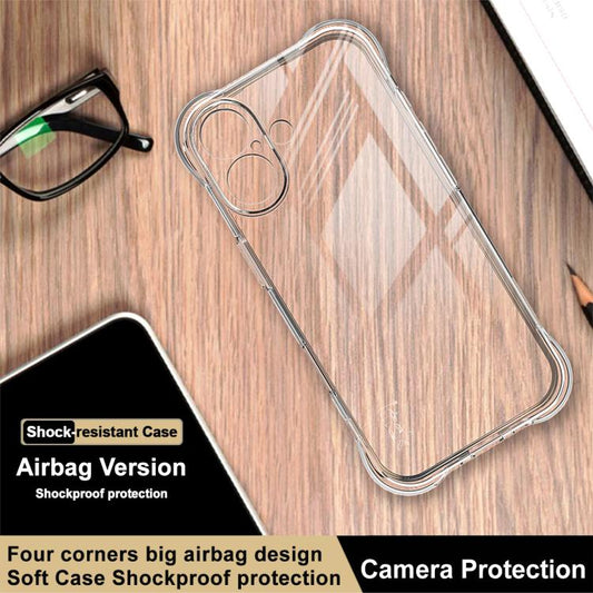 For iPhone 17 imak Shockproof Airbag TPU Phone Case(Transparent) - iPhone 17 Cases by imak | Online Shopping UK | buy2fix