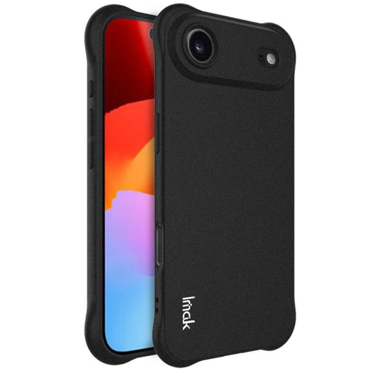 For iPhone 17 Air imak Shockproof Airbag TPU Phone Case(Matte Black) - iPhone 17 Air Cases by imak | Online Shopping UK | buy2fix