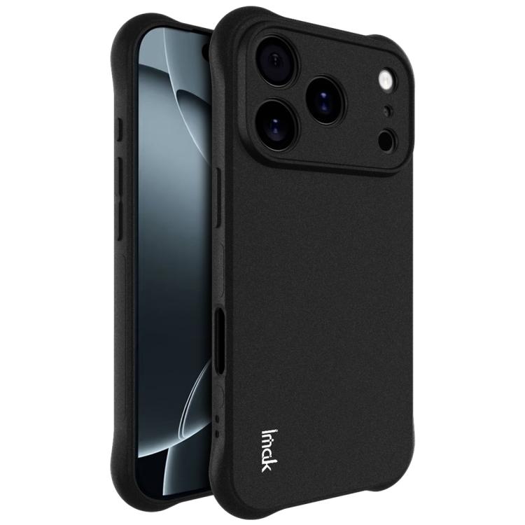For iPhone 17 Pro imak Shockproof Airbag TPU Phone Case(Matte Black) - iPhone 17 Pro Cases by imak | Online Shopping UK | buy2fix