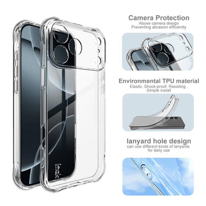 For iPhone 17 Pro Max imak Shockproof Airbag TPU Phone Case(Transparent) - iPhone 17 Pro Max Cases by imak | Online Shopping UK | buy2fix