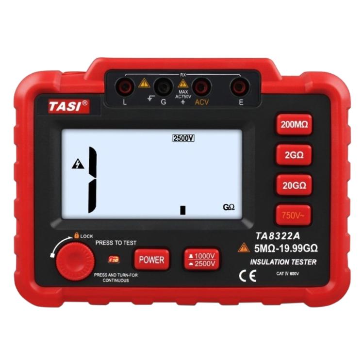 TASI TA8322A High Voltage Digital Electronic Meter Insulation Resistance Tester - Current & Voltage Tester by TASI | Online Shopping UK | buy2fix