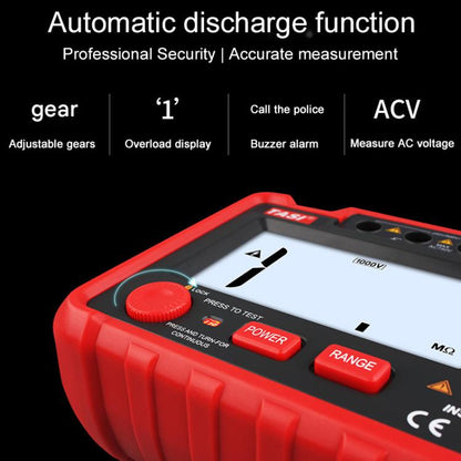TASI TA8322A High Voltage Digital Electronic Meter Insulation Resistance Tester - Current & Voltage Tester by TASI | Online Shopping UK | buy2fix