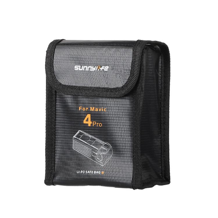 For DJI Mavic 4 Pro Sunnylife Battery Explosion-proof Safe Bag Protective Li-Po Safe Bag(For 2pcs Batteries) - Backpacks & Bags by Sunnylife | Online Shopping UK | buy2fix