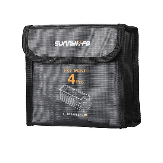 For DJI Mavic 4 Pro Sunnylife Battery Explosion-proof Safe Bag Protective Li-Po Safe Bag(For 3pcs Batteries)