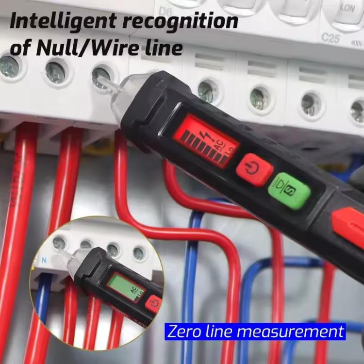 TASI TA11B+ Non-contact Inductive LCD Digital Display Tester - Current & Voltage Tester by TASI | Online Shopping UK | buy2fix