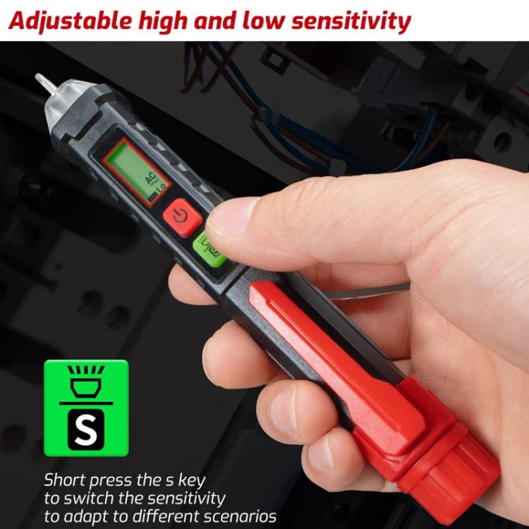 TASI TA11B+ Non-contact Inductive LCD Digital Display Tester - Current & Voltage Tester by TASI | Online Shopping UK | buy2fix