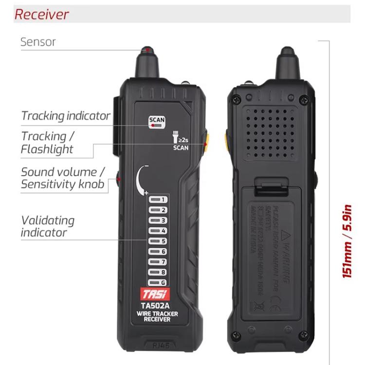 TASI TA502A Multi-function Anti-interference Network Cable Tester - Lan Cable and Tools by TASI | Online Shopping UK | buy2fix